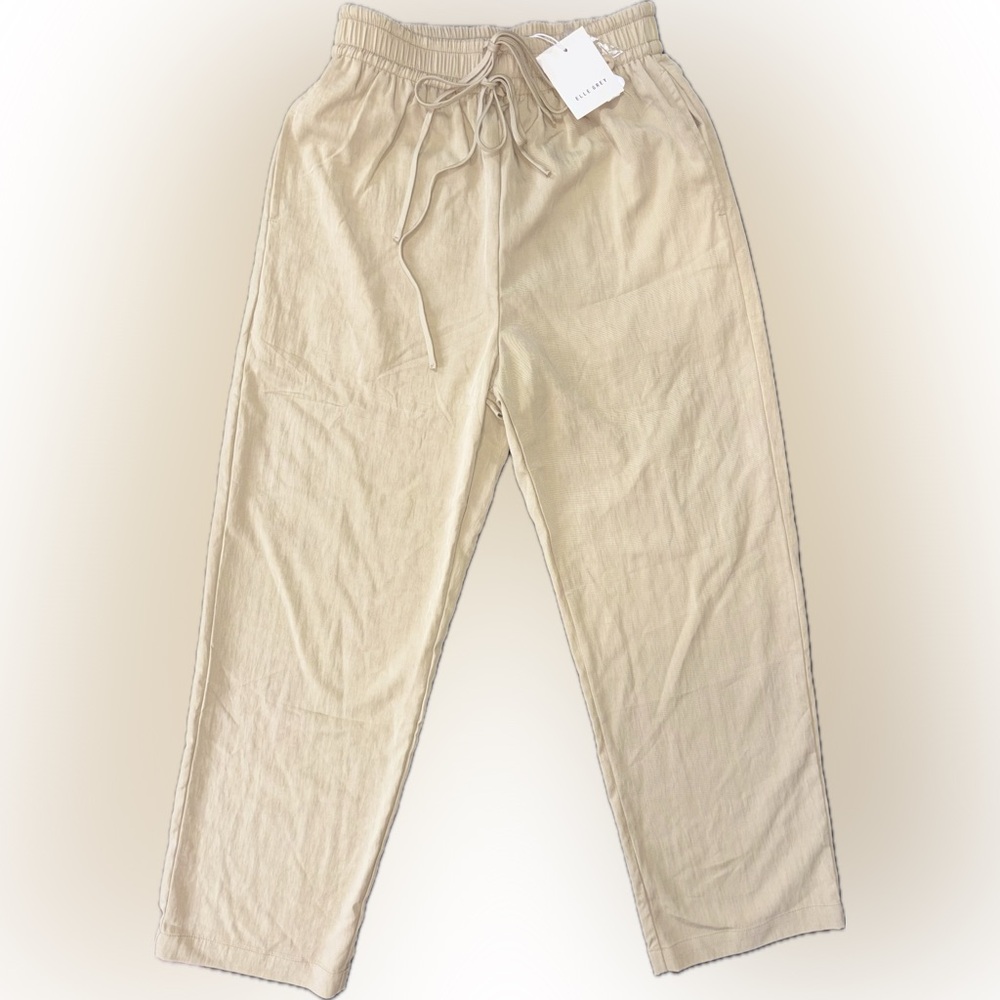 NWT Elle Grey June Wide Leg Pants